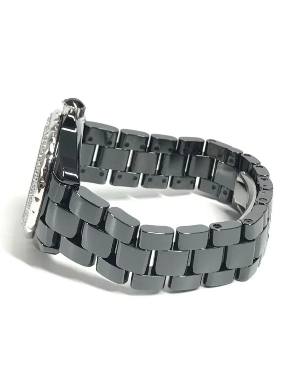 Chanel Watch Diamond Bezel Unknown Ceramic Black